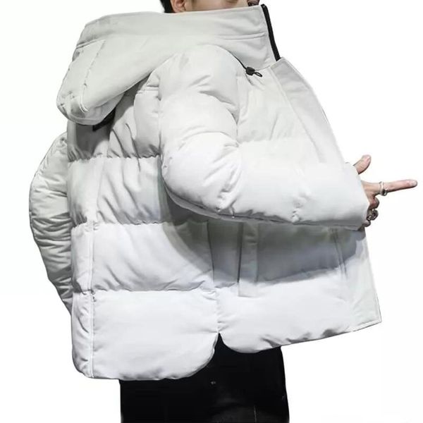 

2023 winter men leisure jassen chaquetas parka white duck outerwear hooded keep warm down jacket manteau fashion classic coat xs-3xl, Black