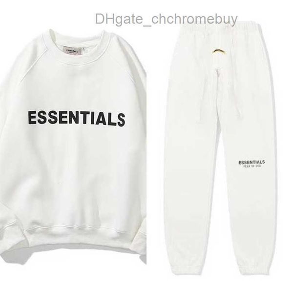 

tracksuits luxury men's essentials sweatshirts letter men women couple loose sportswear pants suit sweater hoodie casual pullover jack, Gray