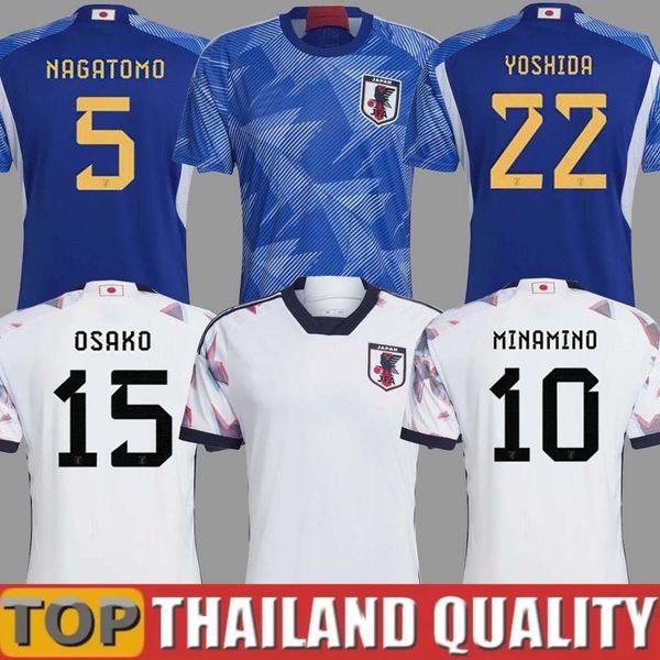 

4xl japan 2022 world cup soccer jerseys minamino tsubasa 2023 atom japanese football shirt mitoma endo yoshida ito gaku cartoon captain vers, Black;yellow