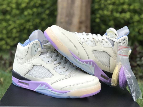 

2023 release 5 sail dj khaled outdoor shoes men we the crimson bliss leche blue sail white sports sneakers with original box