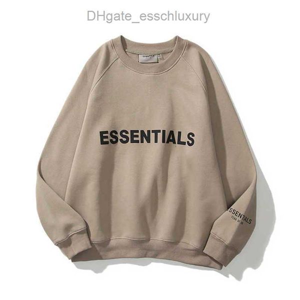 

ess luxury essentials men's sweatshirts jackets hoodies men women chest letter sweater sportswear hooded loose casual pullover couple j, Black;brown