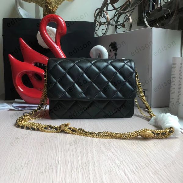 

crossbody shoulder bags chain handbags purse genuine leather messenger bag detachable chain fashion luxury designer