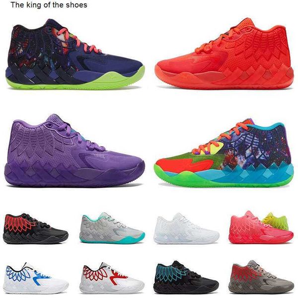 

2023lamelo shoeqaulity lamelos ball mb01 mens basketball shoes big size 12 not from here red blast be you buzz city white silver off galaxy, Black