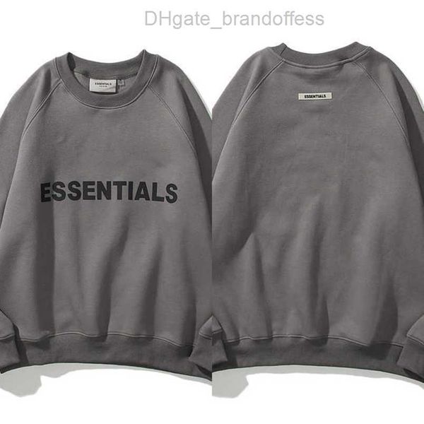 

essentials sweatshirts men's luxury ess jackets hoodies men women chest letter sweater sportswear hooded loose casual pullover couple j, Black;brown