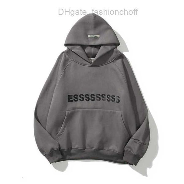 

fashion luxury men's sweatshirts esssss tracksuits letter hoodies men women sportswear hooded pant coat sweater casual pullover couple, Gray