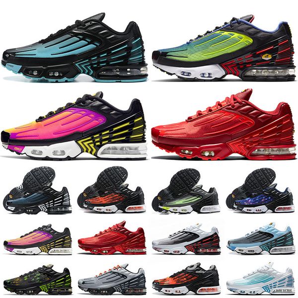 

fashion tn plus 3 mens running shoes triple white black hyper og classic neon men women trainers sports sneakers tiger laser blue parachute