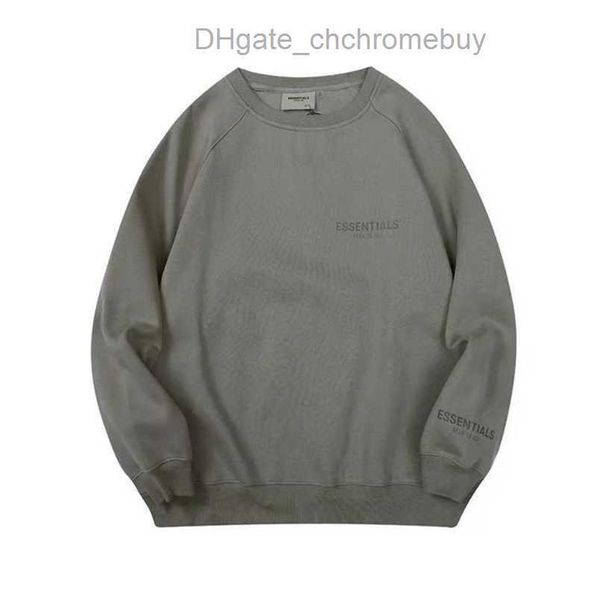 

luxury essentials sweatshirts men's ess jackets hoodies men women chest letter sweater sportswear hooded loose casual pullover couple s, Black