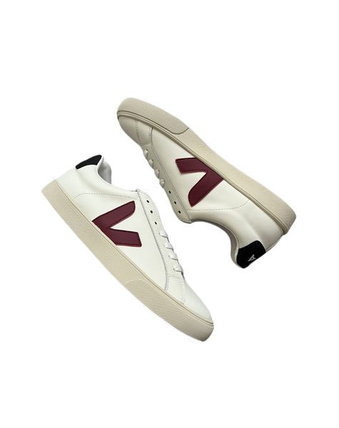 

luxury designer men veja shoes women flat-bottom leather white shoe stitching brown lace up couple sneaker leathers lining rubber sole size, Black