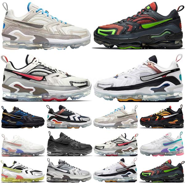 

2023 vapourmax cushion 360 women mens running shoes big size us 12.5 evo sneakers first use sand wolf grey blue infrared, Black