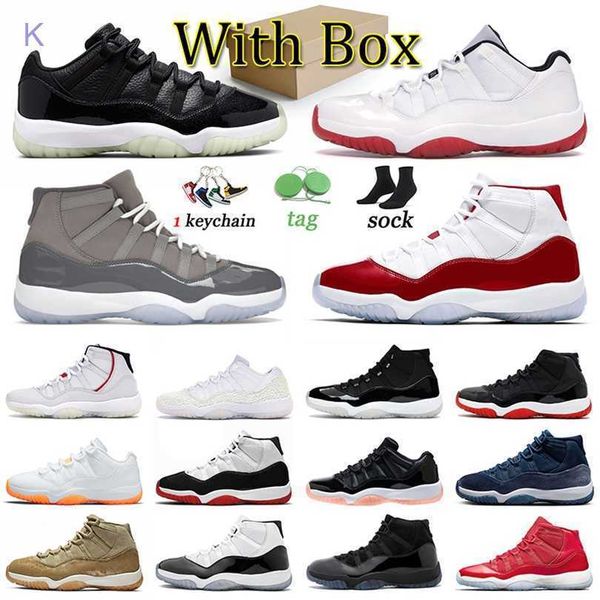 

designer shoes j11 men women 11 11s basketball offs white space jam jumpman low heiress pure platinum sneakers cool grey cherry sports midni, Black;white