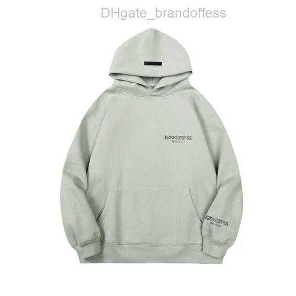 

luxury men's sweatshirts fashion essss tracksuits letter hoodies men women sportswear hooded pant coat sweater casual pullover couple, Gray