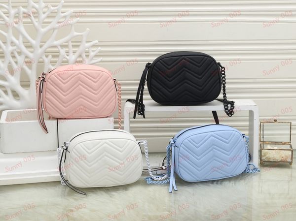 

designer lady cross body bag tote bags mini luxury postman vintage fashion messenger shoulder camera bag solid color chain purse mobile phon