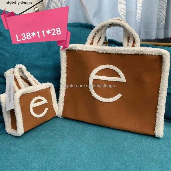 

2023 new shoulder bags fashion women's handbag brand designer autumn and winter plush single shoulder diagonal letter tote bags 010923h