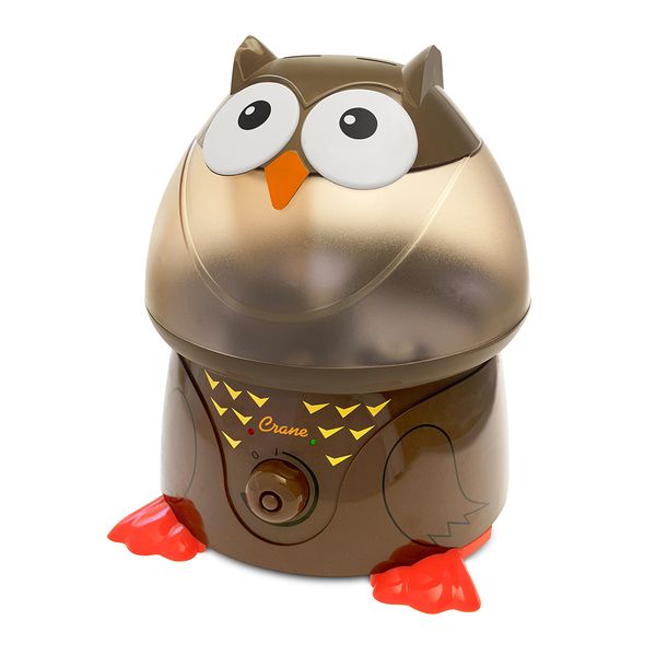 

crane adorable ultrasonic cool mist humidifier for kids 24 hour run time owl