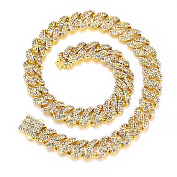 

new hip hop necklace diamonds miami men's personality, Silver