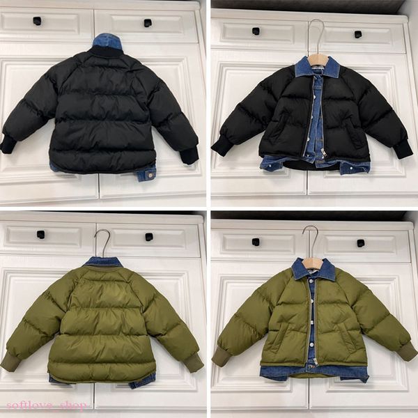 

luxury down coat kids coats designer hooded winter jacket thick warm outwear clothing girls baby outerwear jackets, Blue;gray