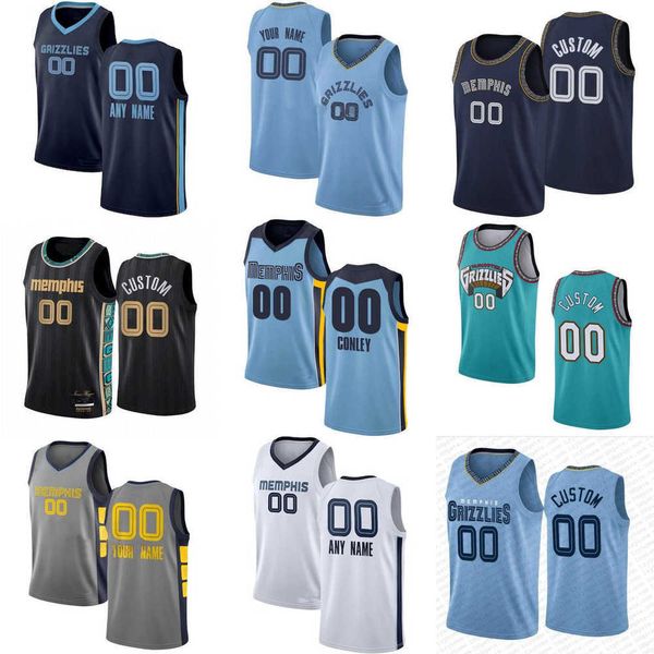 

memphis''grizzlies''custom men women youth 7 santi aldama 46 john konchar 3 jake laravia 2 xavier tillman 1 kennedy chan, Black;red