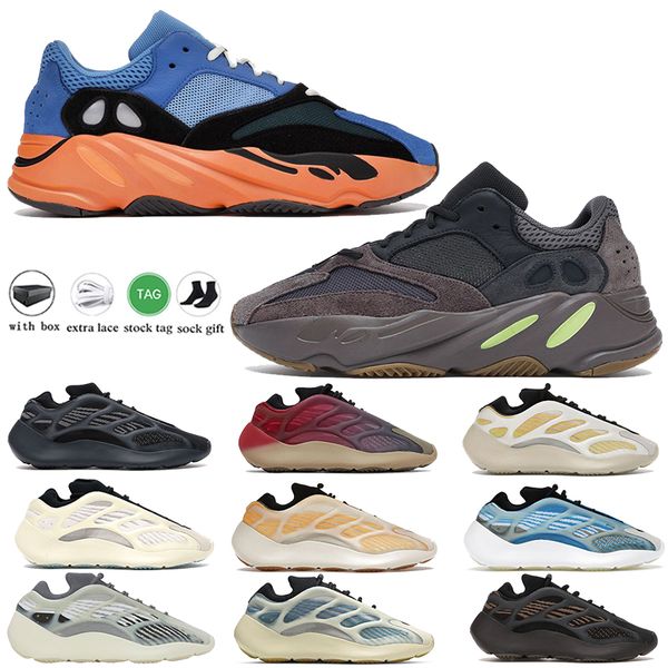 

designer men women 700 og running shoes utility black solid grey wash orange fade carbon vanta cream outdoor trainers sports sneakers kyanit