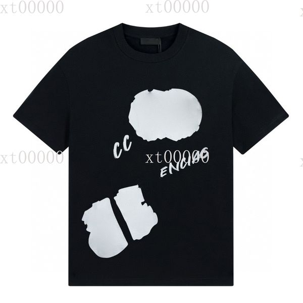 

23ss designer letter printed t shirts tee sweatshirt fashion high street short sleeves summer casual t-shirt breathable men women crew neck, Black;brown