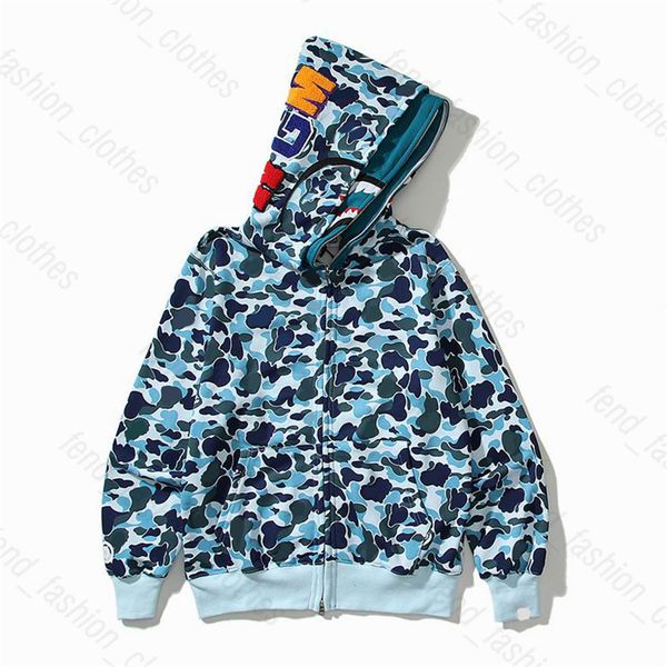 

sharks hoodies mens womens fashion 2023 men deisigners warm jackets sharks hoody stylist cartoon printing hoodie cotton coat man casual swea, Black