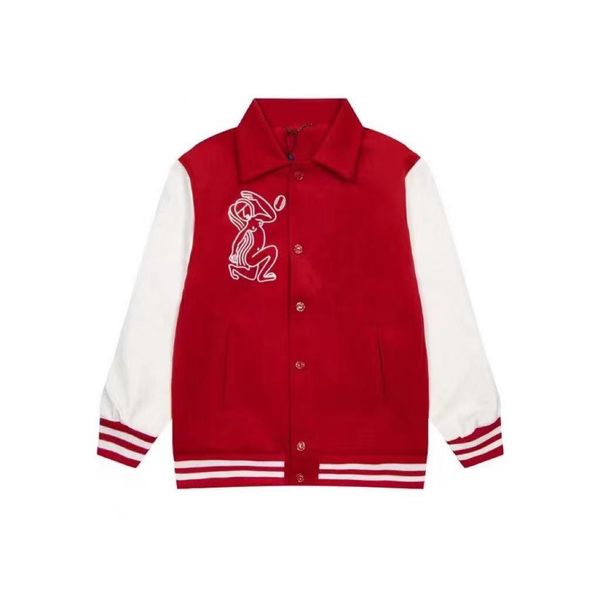 

men's designer jackets brand vintage bomber jacket letter embroidery fall men's baseball hip hop loose varsity, Black;brown