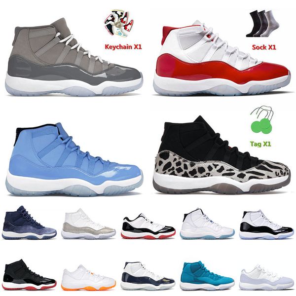 

11 cherry 11s men basketball shoes cement grey xi low jumpman pantone animal instinct cap and gown space jam outdoor trainers sneakers 36-47