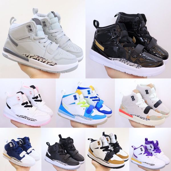 

kids shoes 312 designer legacy basketball 312s shoe high toddler big boys casual sneakers black girls baby sportswear kid youth infants trai, Black;red