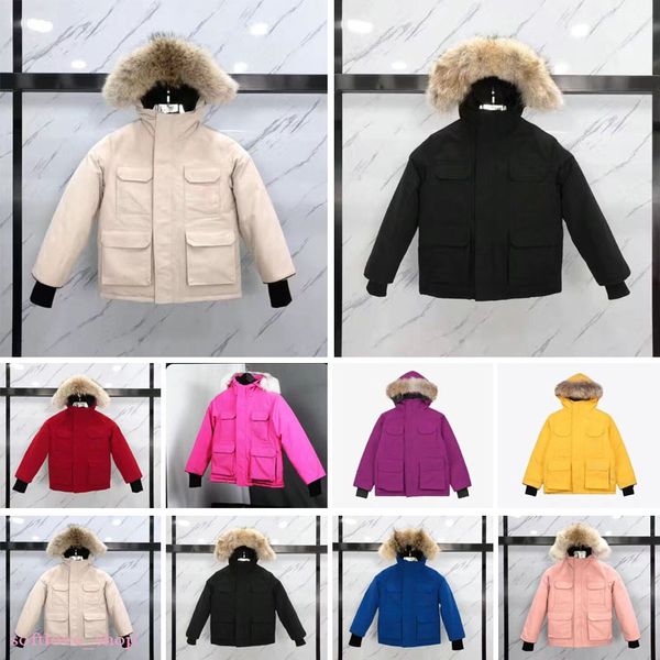 

kids parka's down coat jackets boy jacket designers luxurious outerwear teen clothing designer thick outwear luxury children, Blue;gray