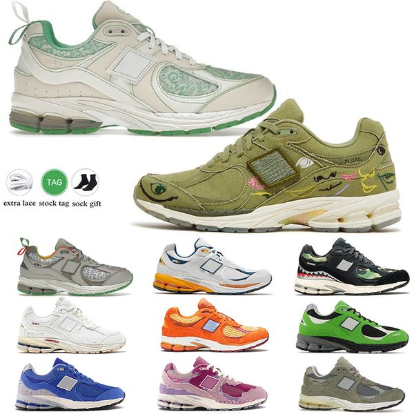 

phantom new 2002r b casual shoes protection cloud pack rain designer athletic sneakers pink purple grey navy sea salt luxury ganni x 2002 r, Black