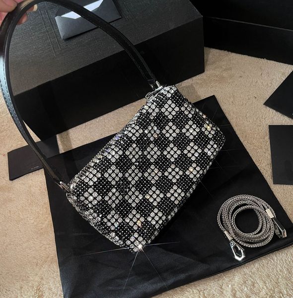 

wan alexander designer bags wang women mini fashion tote bags luxury handbag crystal diamond handbags crossbody lady shoulder bag zhouzhouba