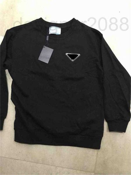 

women's hoodies & sweatshirts designer women hoodie with triangle letters long sleeves lady fashion style terry xp7t, Black