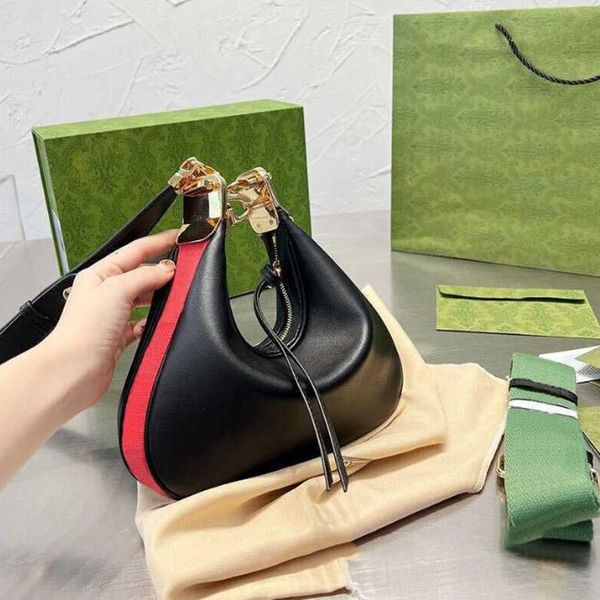 

vintage fashion tramp women's slant half moon bag designer women's handbag croissant clutch purse commuter high capacity crossbody
