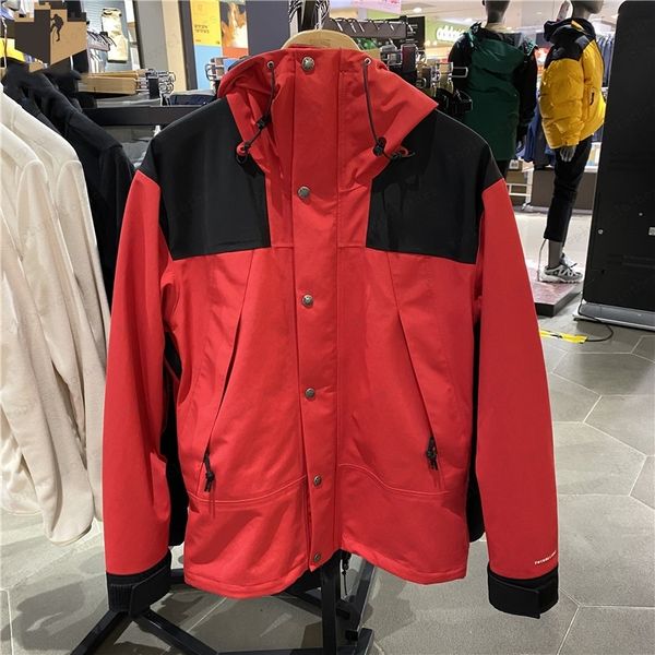 

brand coats men's designer fashion jackets for women spring autumn outdoor sport windproof and waterproof hooded jacket, Black;brown