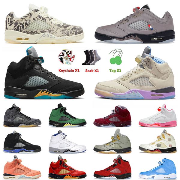 

5 5s v jumpman men basketball shoes expression raging bull dj khaled x jade horizon sail metallic gold mens women trainers sneakers 36-47
