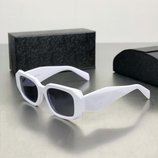 

fashion designer sunglasses classic eyeglasses goggle outdoor beach sun glasses for man woman 10 color optional triangular signature leader, White;black