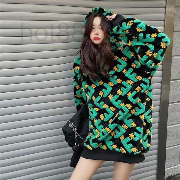 

women's hoodies & sweatshirts designer hoodie women sweatshirt f embroidery hooded sweater womens hoodies pullover wool coat fashion ho, Black