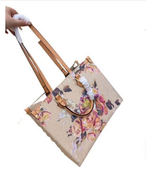 

women classic printed handbag shoulder bag totes fashion bag shopping satchels onthego vll litton luxury designer purses pu leather hobo han
