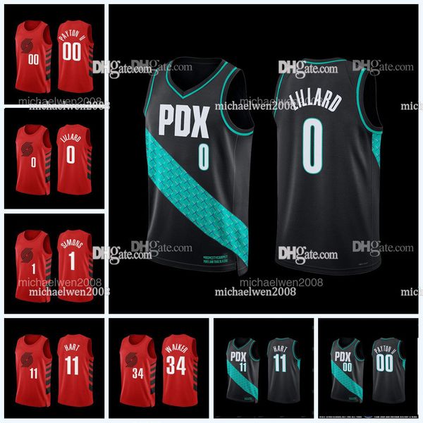 

custom portlands 5 paolo banchero basketball jersey trail markelle fultz blazers jonathan isaac wendell carter jr franz wagner cole anthony, Black;red