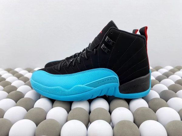 

shoes air 12 gamma blue black/gym red-gamma men women sports sneakers original