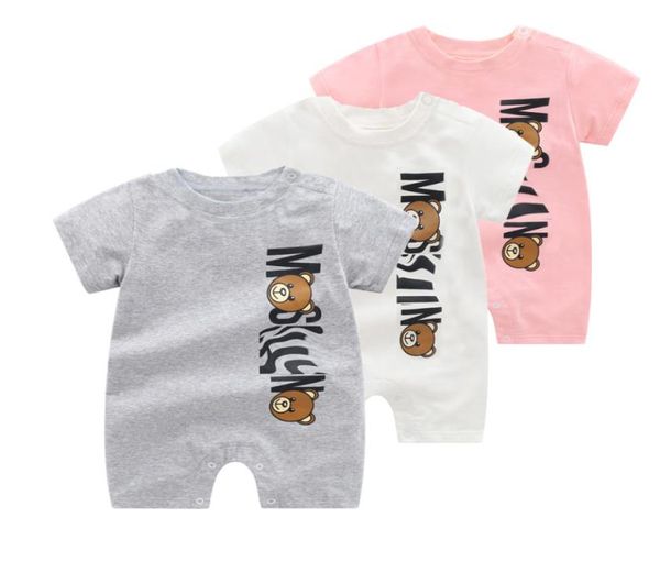 

new 2021 summer newborns baby clothes short sleeves cotton patchwork crawling baby girl boy romper 3 18 months1993366, Blue