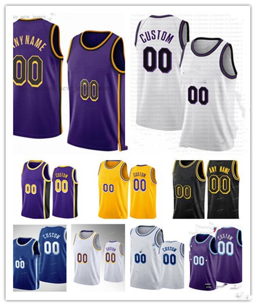 

los angeles''lakers''custom men women youth 35 wenyen gabriel 20 cole swider 7 troy brown jr. lebron 23 james anthony 3, Black;red