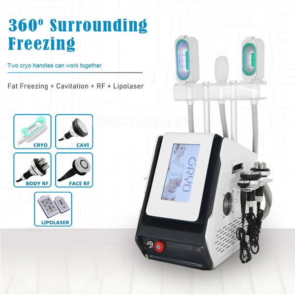 

cryolipolysis fat e rf face lifting body cavitation slimming machine spa vacuum beauty equipment 2 years warranty