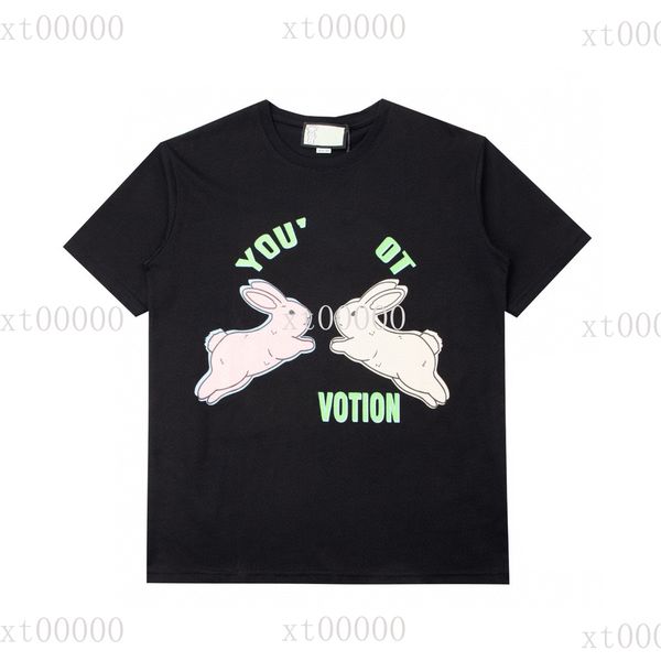 

22ss designer letter printed t shirts tee sweatshirt fashion high street short sleeves summer casual t-shirt breathable men women crew neck, Black;brown