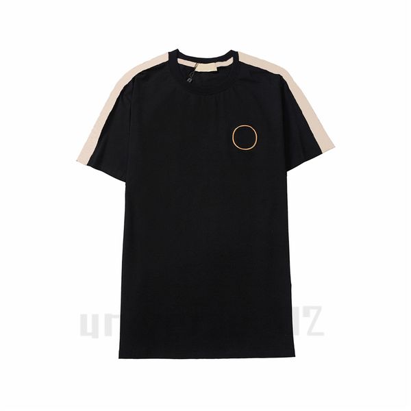

t-shirt pure cotton summer men's casual simple printing style short sleeve g5nr, White;black
