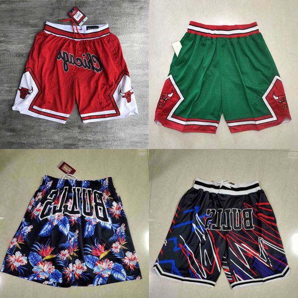 

chicago''bulls''men throwback basketball shorts pocket, Black