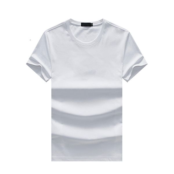 

men's tshirts 209 europe size solid color 100 cotton t shirt mens black white tshirts summer 230109, White;black