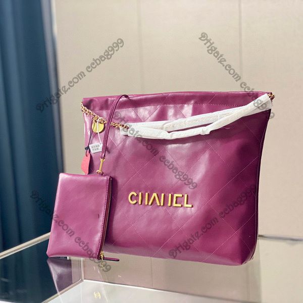 

vintage oil wax leather shopping 22 bags quilted diamond lager capacity gold hardware handbags luxury handbags chain sacoche multi pochette