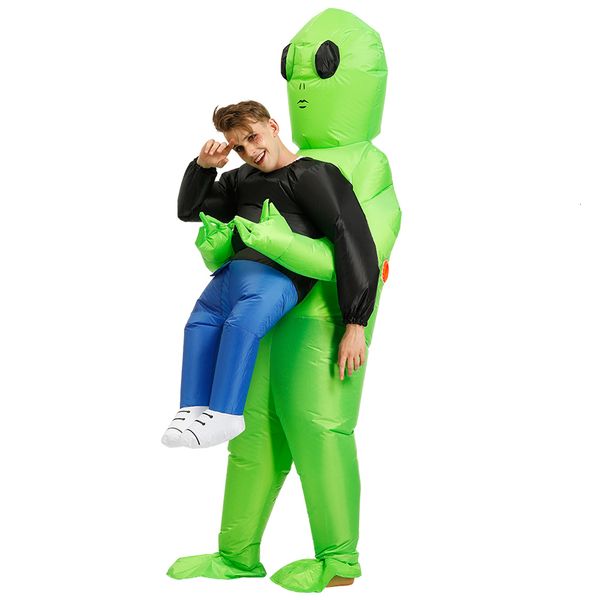 

special occasions kids inflatable alien costume funny suit anime party cosplay fancy dress christmas purim halloween costumes for woman man, Blue