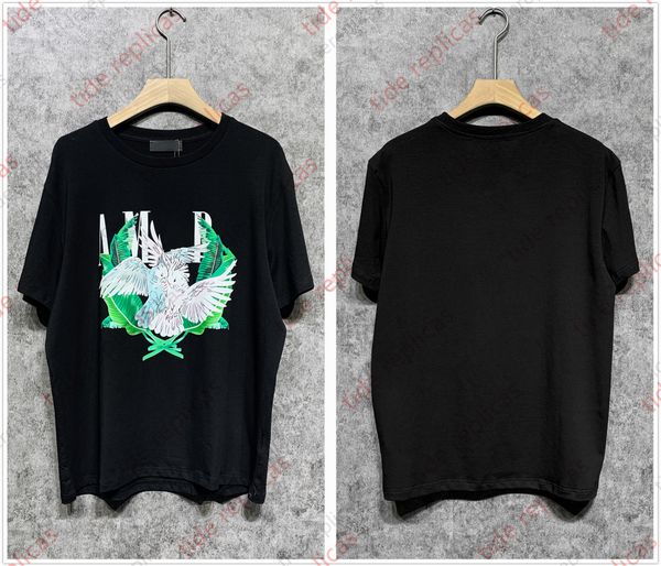 

men t shirt designer shirts graphic tee clothing clothes casual hip hop high street painted tassel letters loose print cotton crew neck tshi, White;black