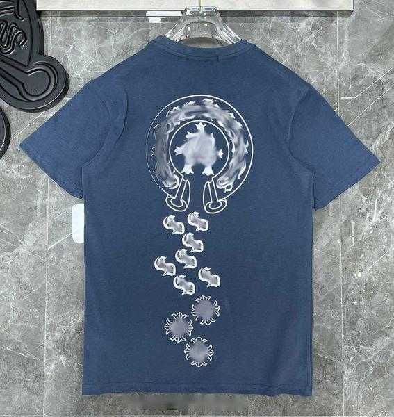 

classics mens t shirts heart brand crew neck chromes short sleeves tees ch t-shirts sweater casual horseshoe sanskrit we, White;black